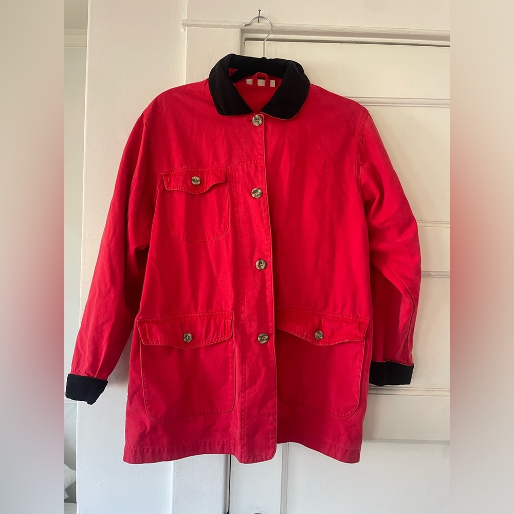 Vintage Roo Crossing Chore style jacket with corduroy collar